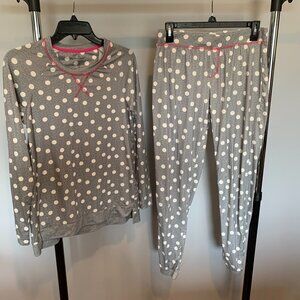 Cuddl Duds Polka-Dot PJ Set